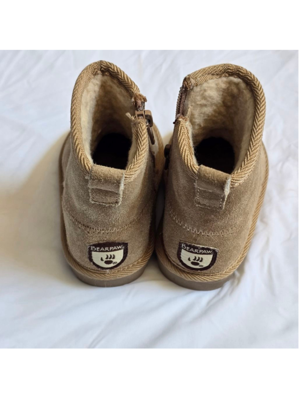 Baby BEARPAW Boots Size 4 Brown - Picture 5 of 6